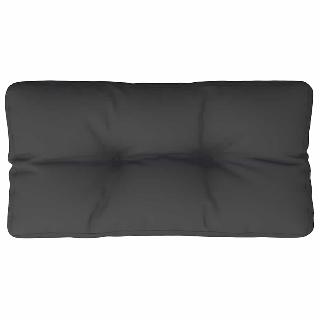 Pernă de paleți, negru, 80x40x12 cm, material textil GartenMobel Dekor