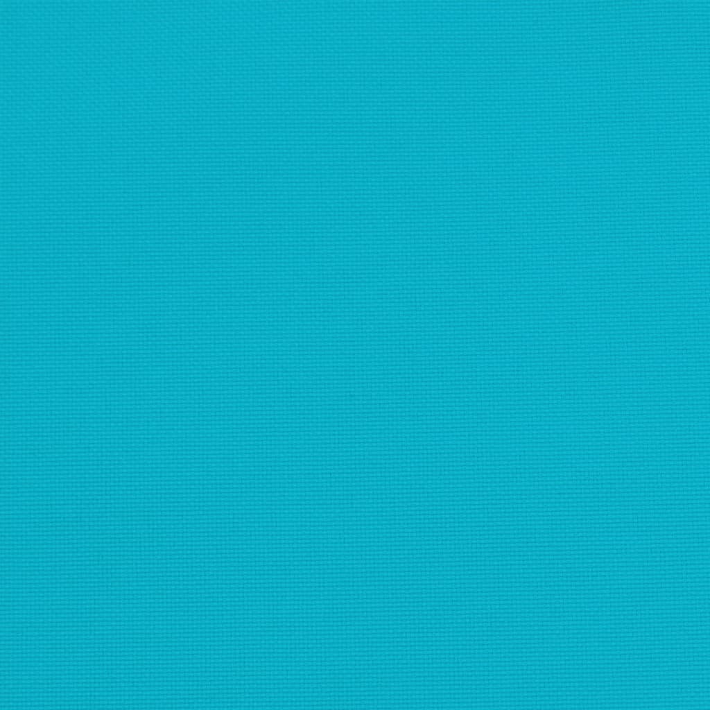 Pernă de paleți, turcoaz, 80x40x12 cm, textil GartenMobel Dekor