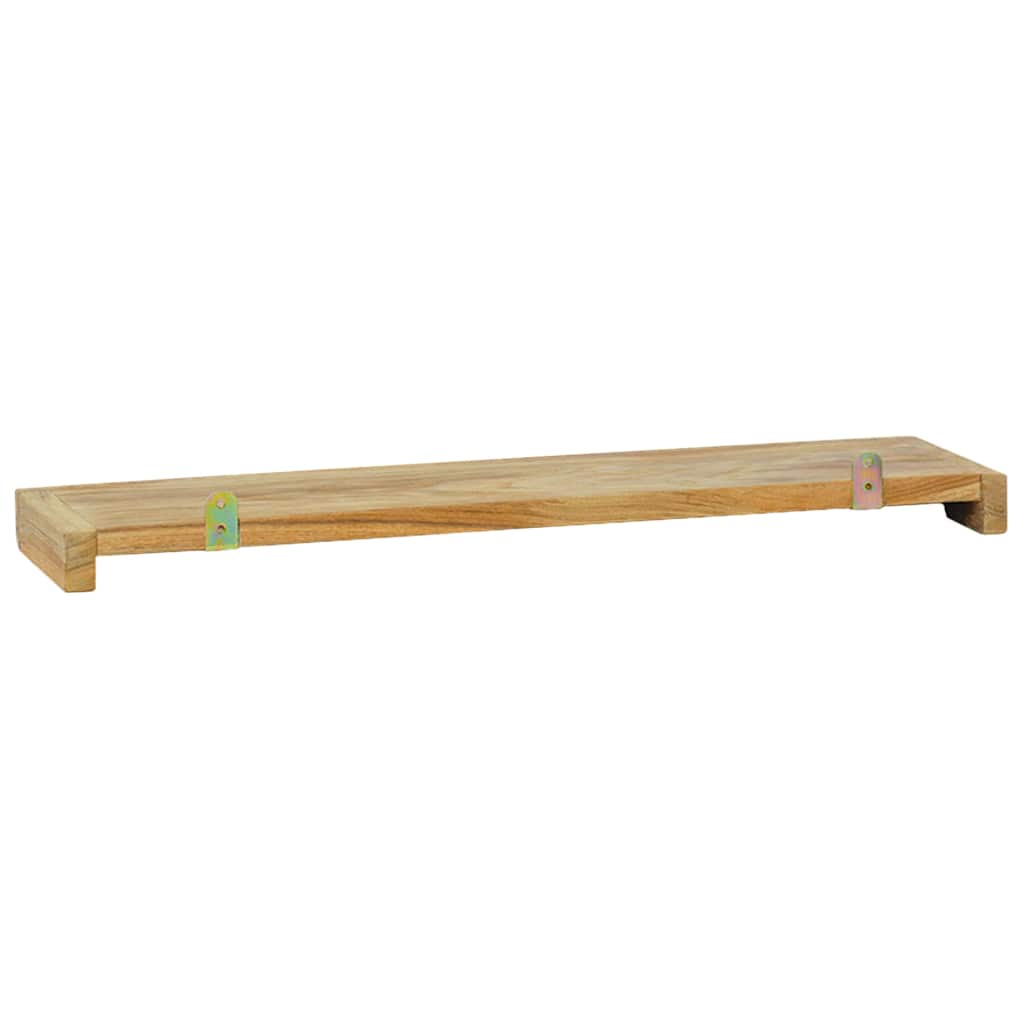 Rafturi de perete, 2 buc., 60x15x4 cm, lemn masiv de tec GartenMobel Dekor