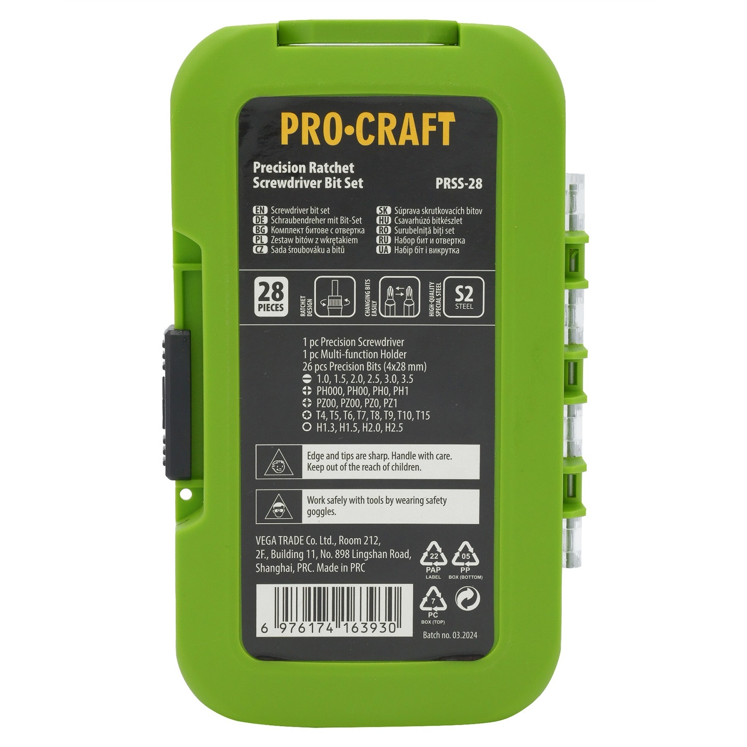 Set de biti PRSS-28 Procraft Innovative ReliableTools