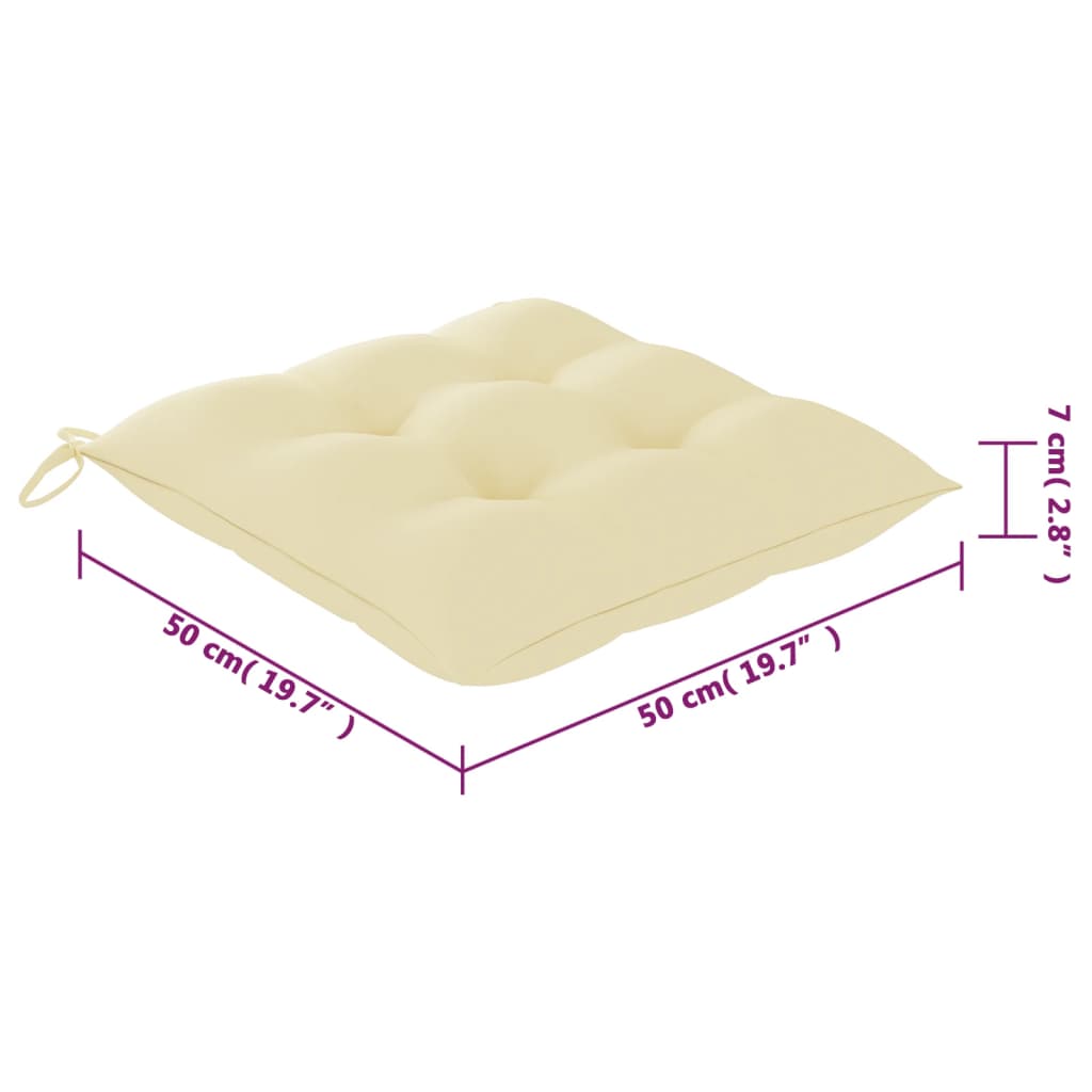 Scaune de grădină cu perne, 8 buc., gri, lemn masiv de acacia GartenMobel Dekor