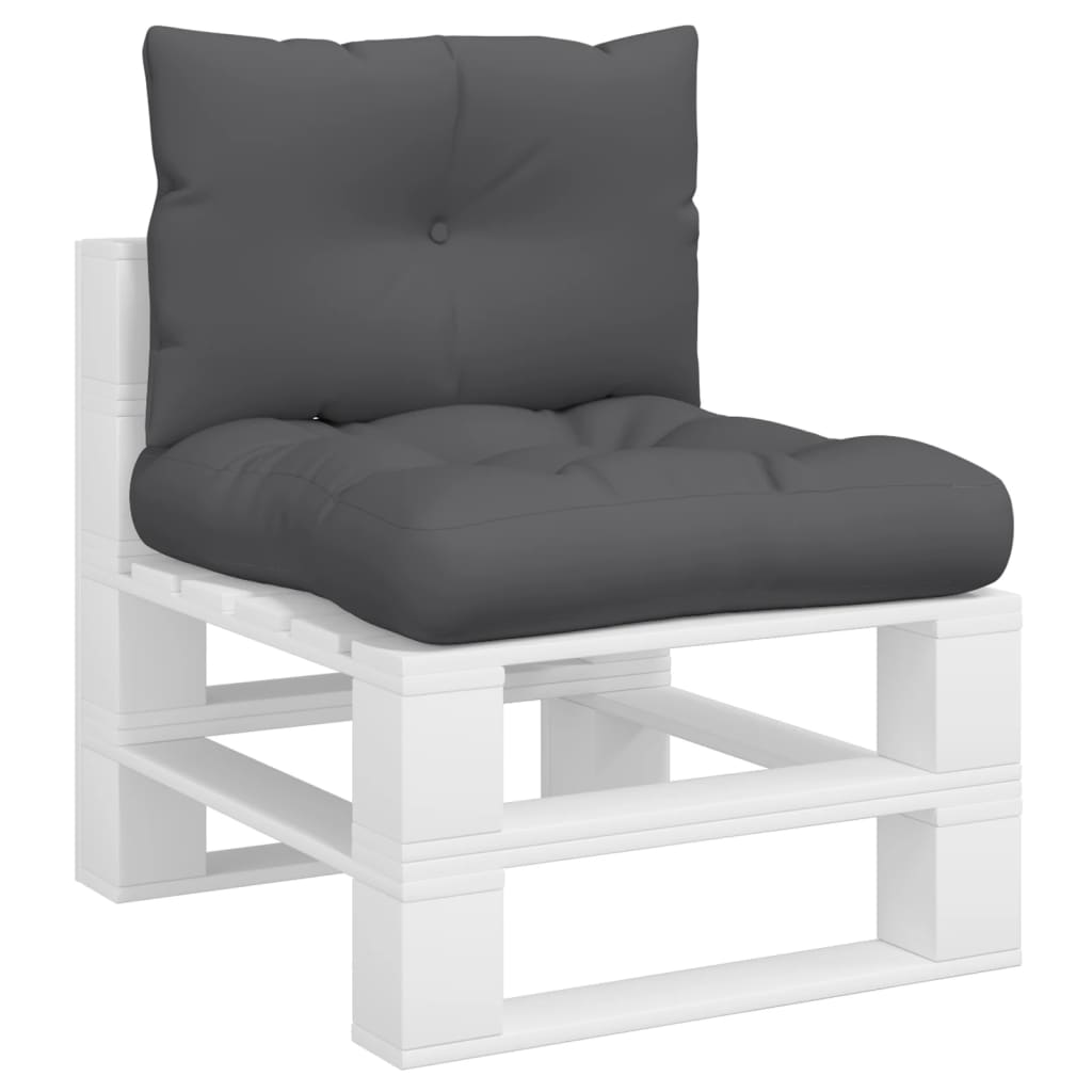 Perne de paleți, 2 buc., antracit, material textil GartenMobel Dekor