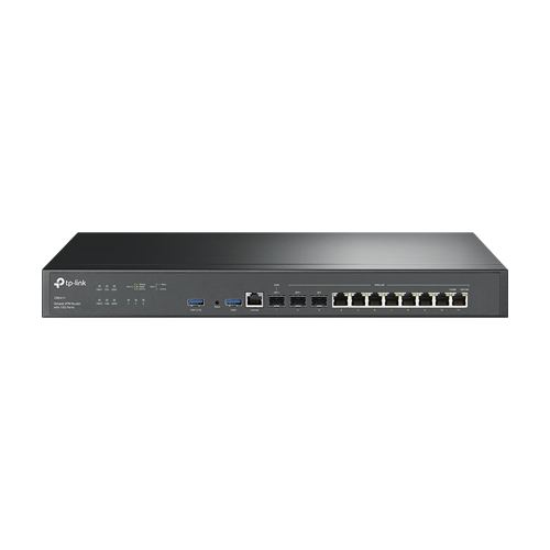 Router VPN, 2 x SFP+ 10G, 1 x SFP Gigabit, 8 x RJ45 Gigabit, 2 x USB, 1U - TP-Link Omada ER8411 SafetyGuard Surveillance