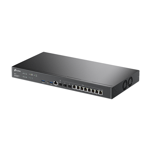 Router VPN, 2 x SFP+ 10G, 1 x SFP Gigabit, 8 x RJ45 Gigabit, 2 x USB, 1U - TP-Link Omada ER8411 SafetyGuard Surveillance