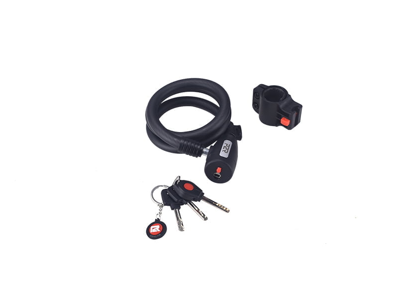 Antifurt Bicicleta P2R SPIRO - 15x1200mm, Negru Ultimate FactoryBikes