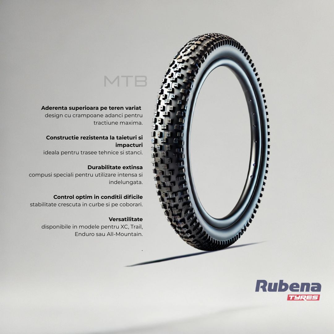 Anvelopa Bicicleta Rubena 26 x 2,10 54-559 V85 OCELOT Ultimate FactoryBikes