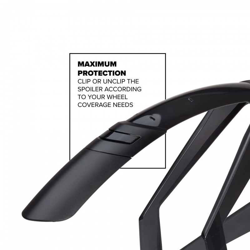 Set Aparatori Noroi Polisport G-Mud - 28 Inch, Negru Ultimate FactoryBikes