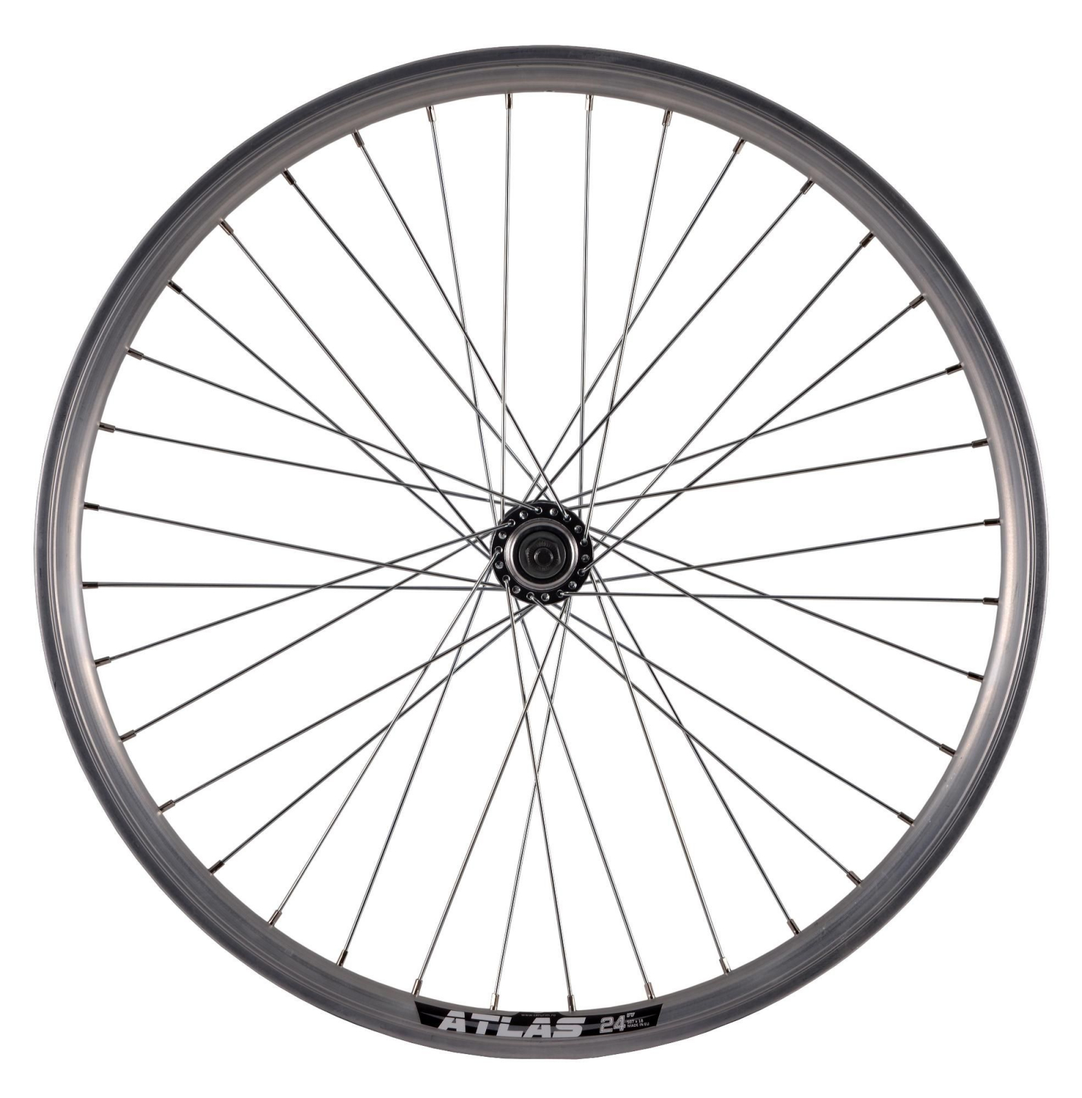 Roata Spate Bicicleta Cerurim - 24 Inch, 36H, 507 x 18, Argintiu Ultimate FactoryBikes