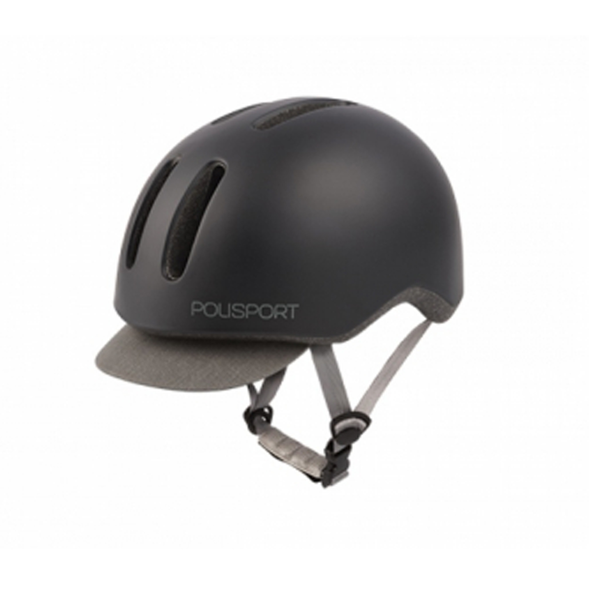 Casca Ciclism Urbana Polisport Commuter - 54-58 cm, M, Negru Ultimate FactoryBikes