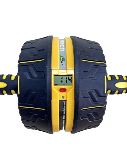 Roata Fitness Dhs 1002 - Cu Display, Negru-Galben Ultimate FactoryBikes