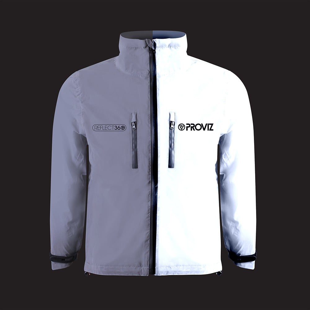 Jacheta Ciclism Ciclism Copii Proviz Reflect360, S, Alb Ultimate FactoryBikes