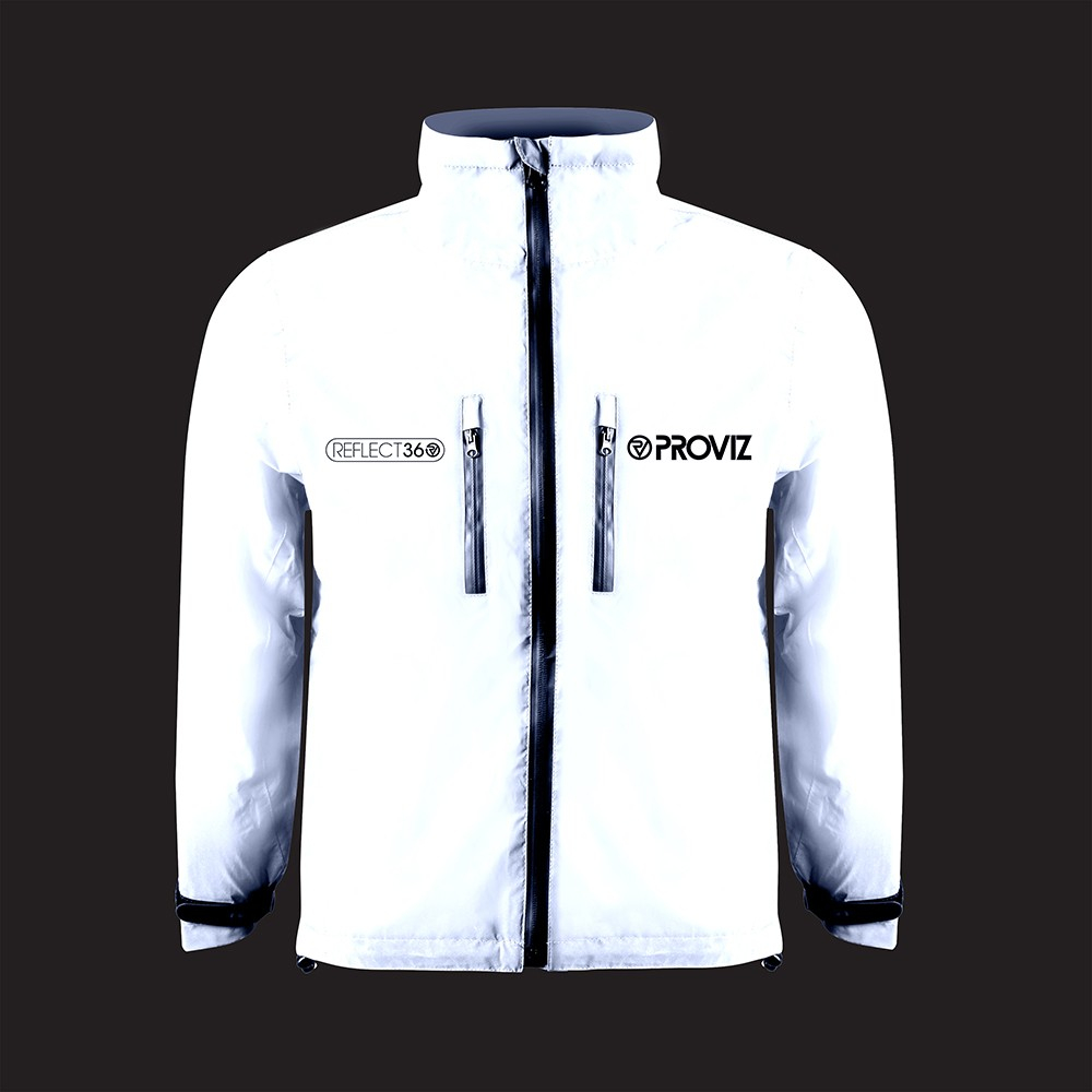 Jacheta Ciclism Ciclism Copii Proviz Reflect360, S, Alb Ultimate FactoryBikes