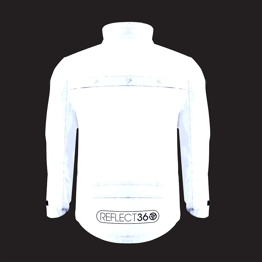 Jacheta Ciclism Ciclism Copii Proviz Reflect360, S, Alb Ultimate FactoryBikes