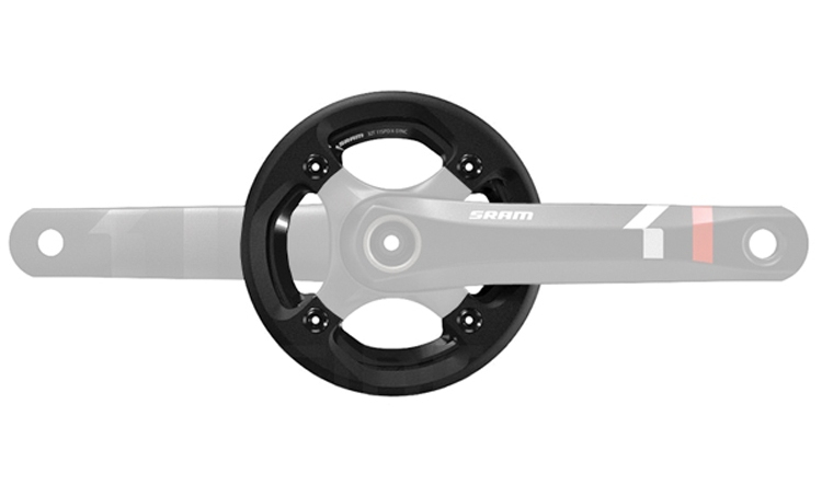 Protectie Angrenaj X01 All-Mountain - 38 T, Negru Ultimate FactoryBikes