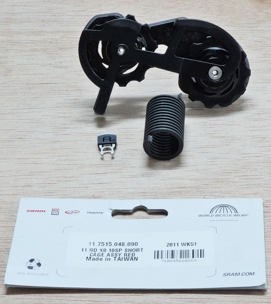 11 Rear Derailleur X0 10 Speed Short Cage Assembly - Black Ultimate FactoryBikes