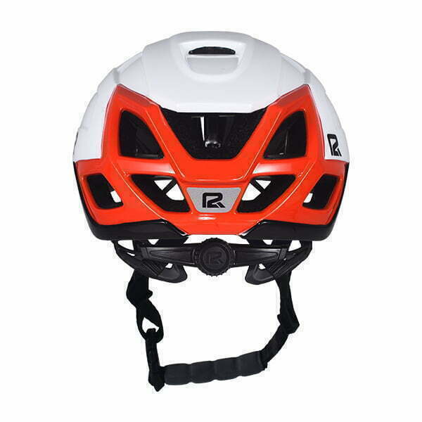 Casca Ciclism P2R RODEO - 59-61 cm, M-L, Alb-Rosu Ultimate FactoryBikes