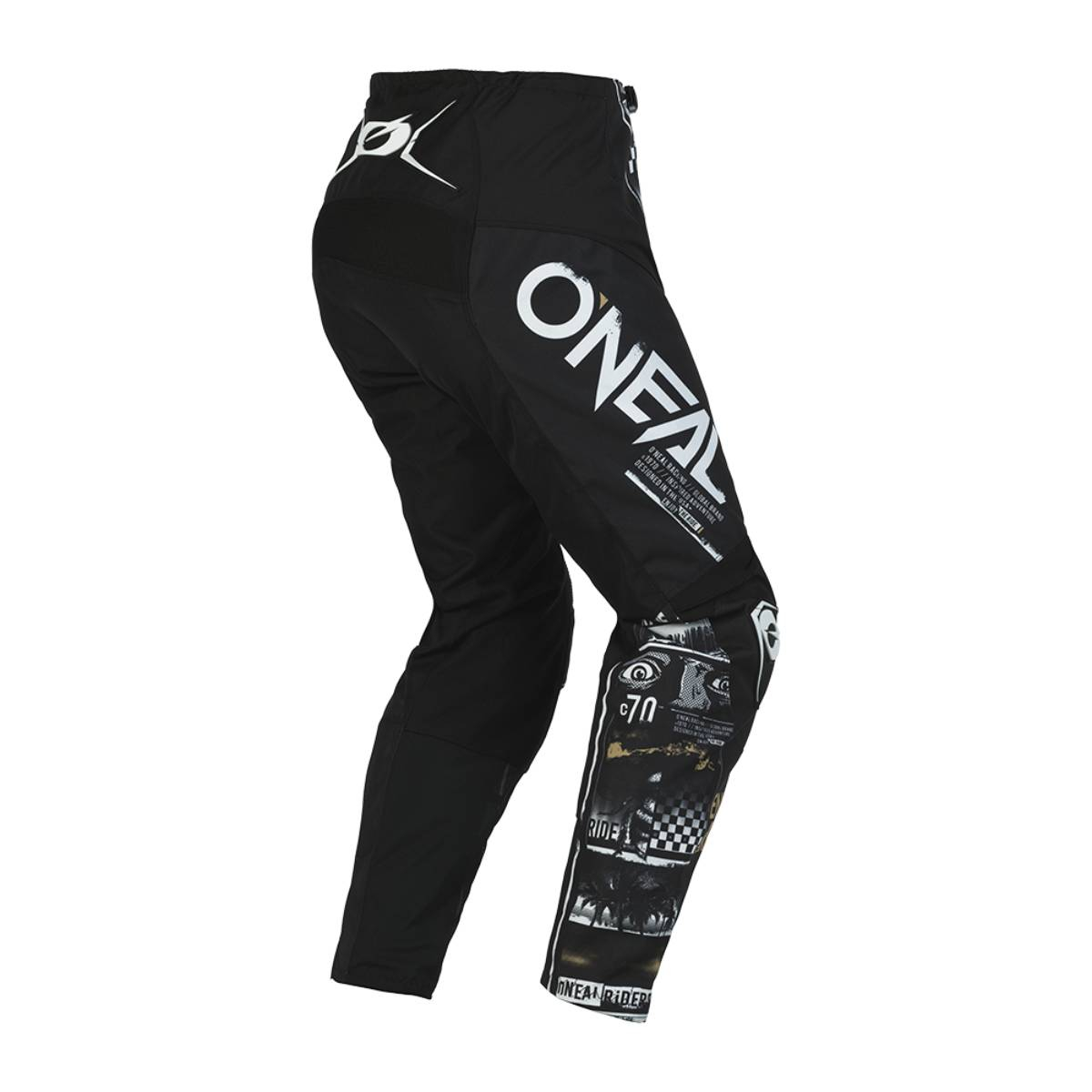 Pantaloni Ciclism Copii O'Neal Element Attack V.23 - 24 (8/10), Negru-Alb Ultimate FactoryBikes