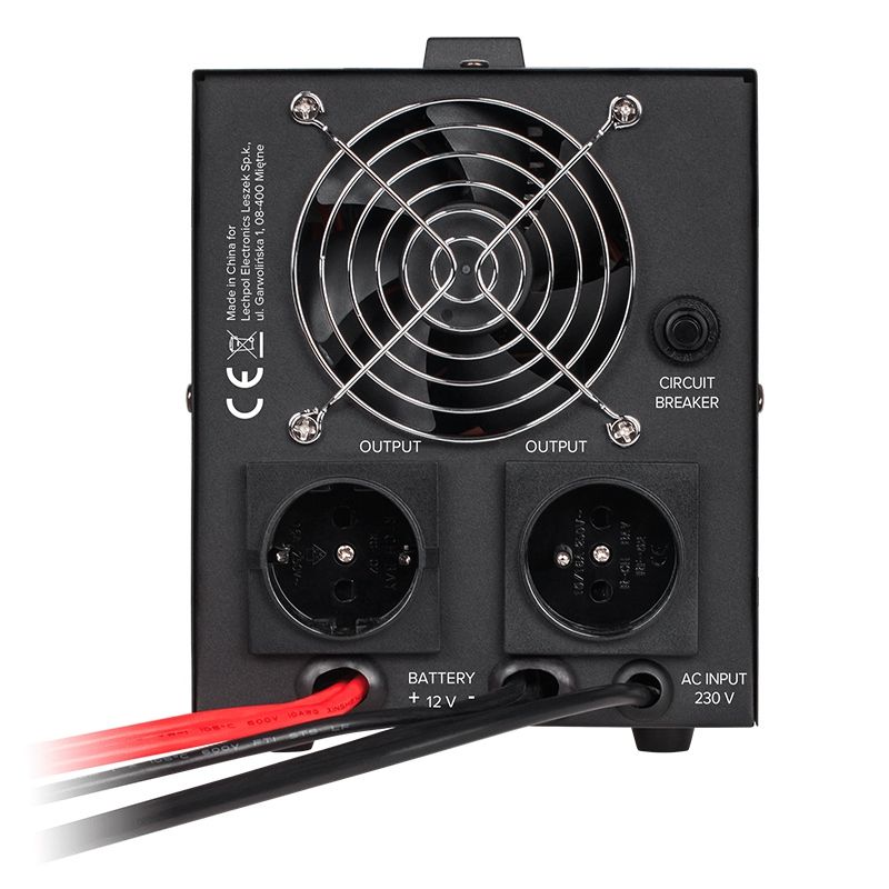 UPS Centrala termica, Electrocasnice, Electronice cu Sinus Pur 800VA 500W 12V Rebel RB-4002 SafetyGuard Surveillance