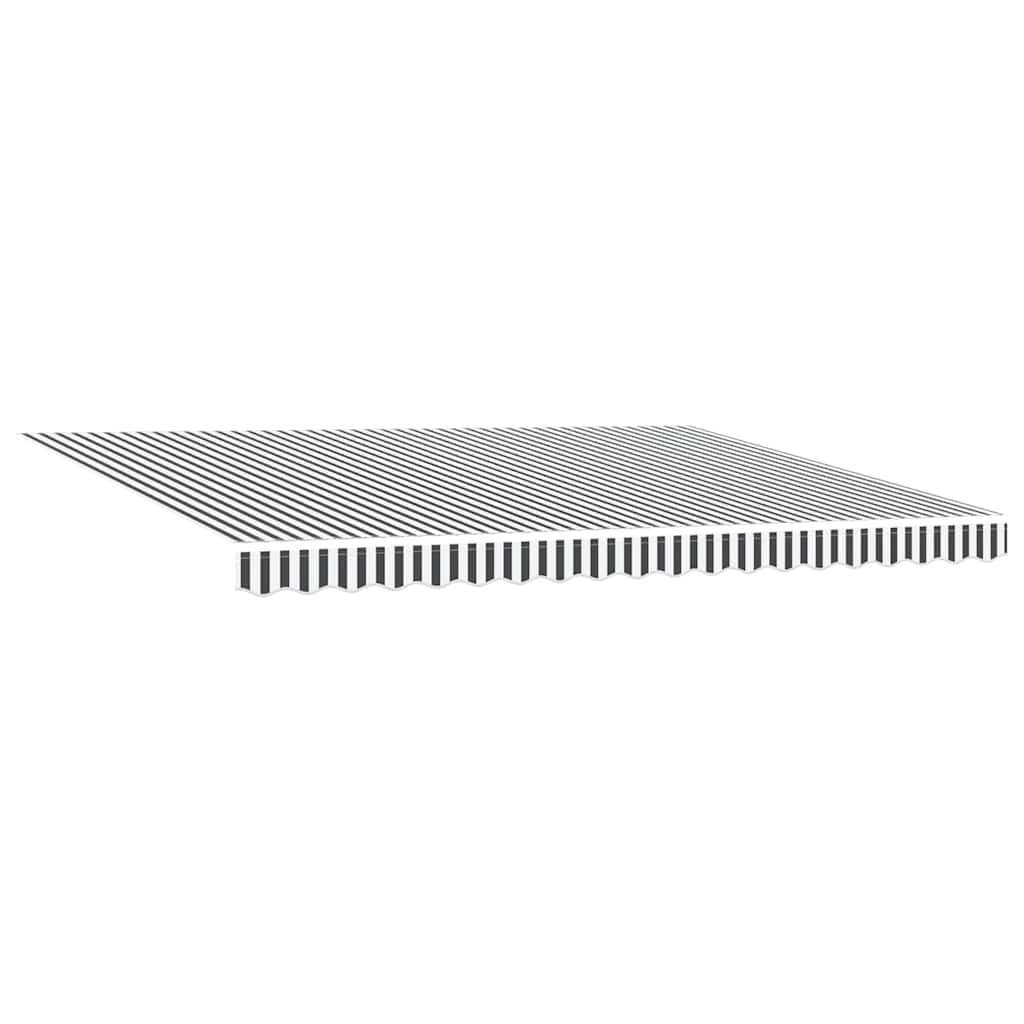 Cortina Retractabilă Antracit și Alb 450 × 300 cm GartenMobel Dekor