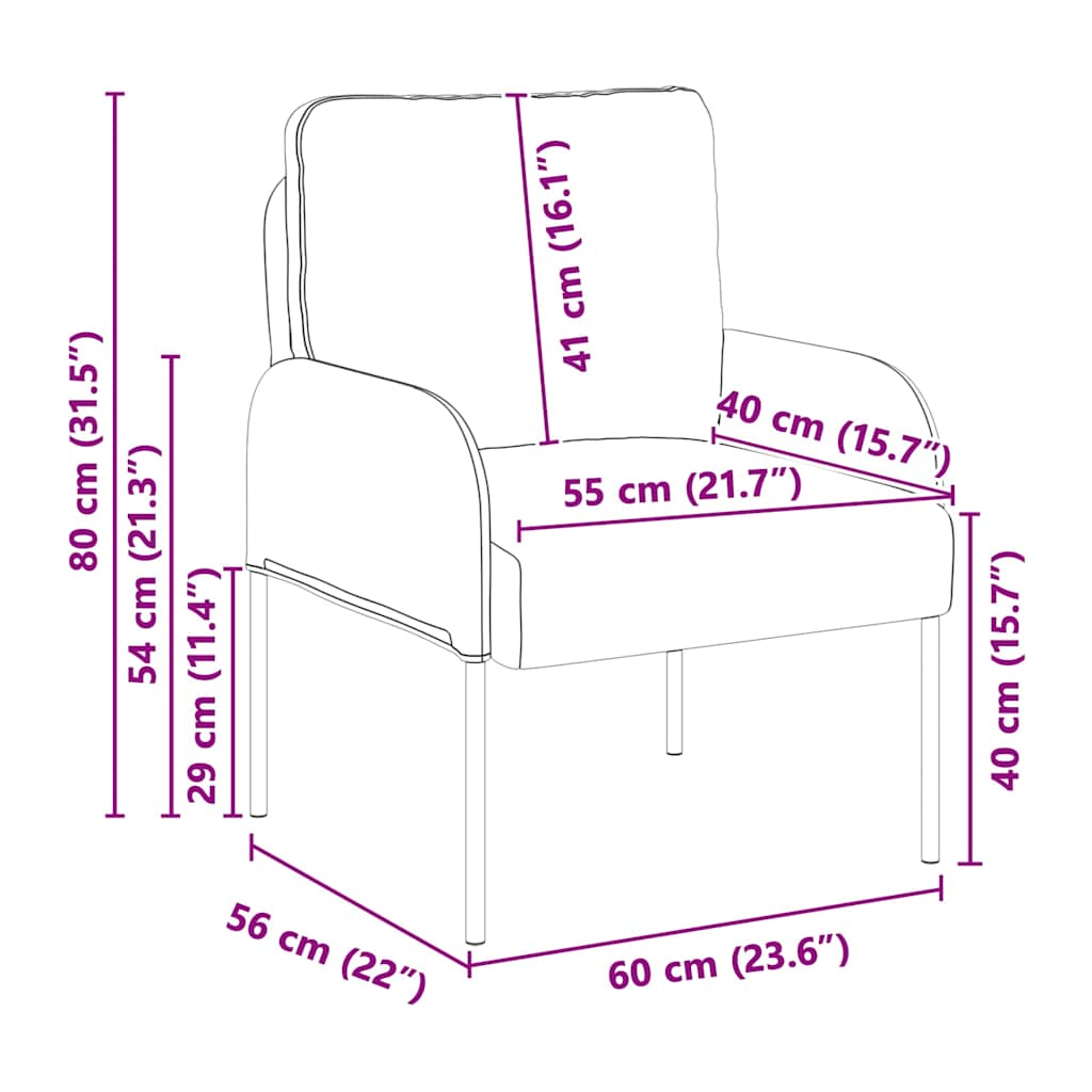 Canapele cu pernă 55cm Crem placaj GartenMobel Dekor