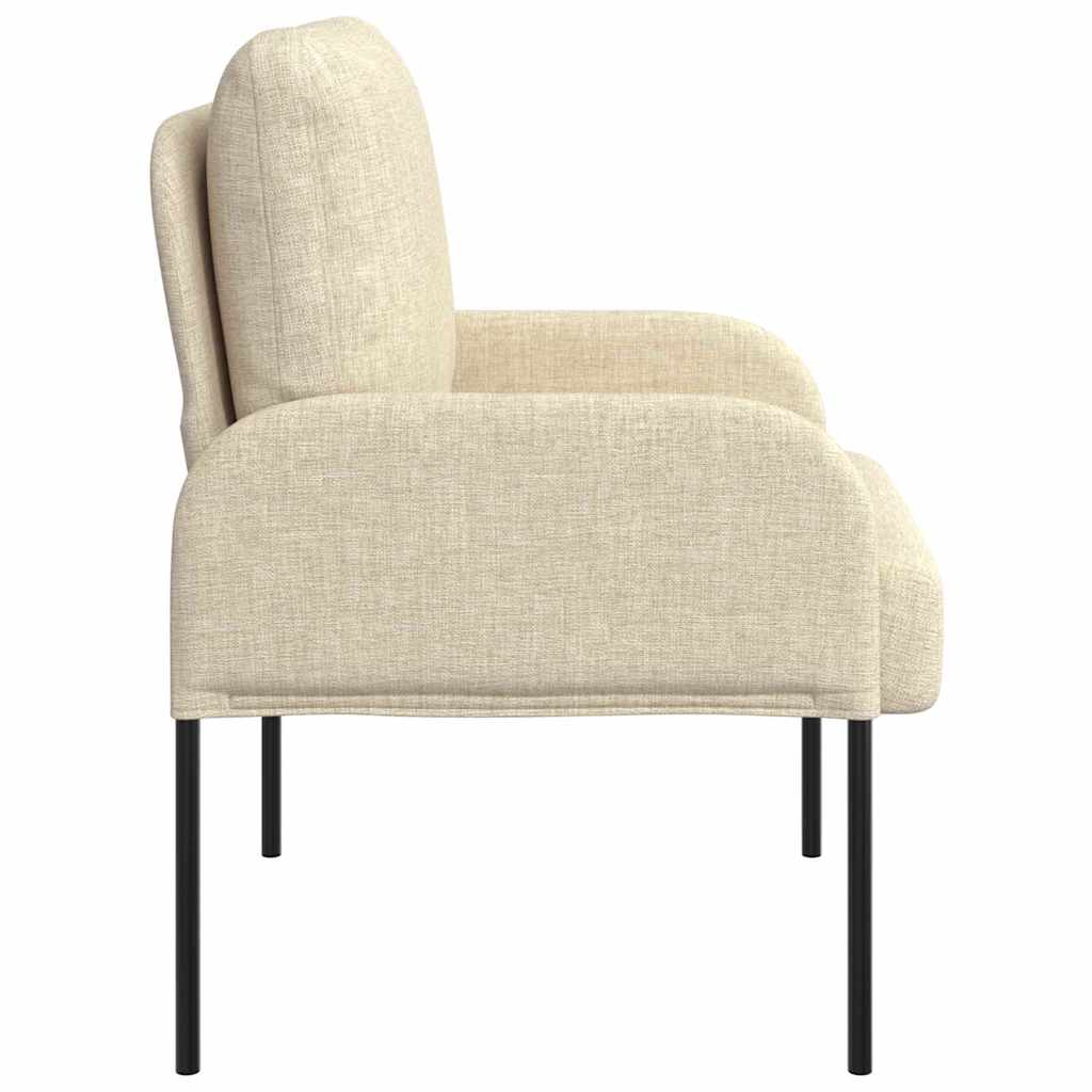 Canapele cu pernă 55cm Crem placaj GartenMobel Dekor