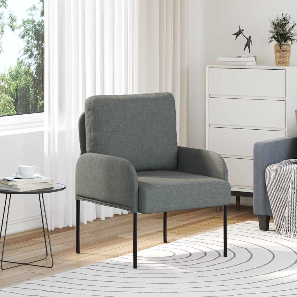 Canapele cu pernă 55cm Gri închis placaj GartenMobel Dekor