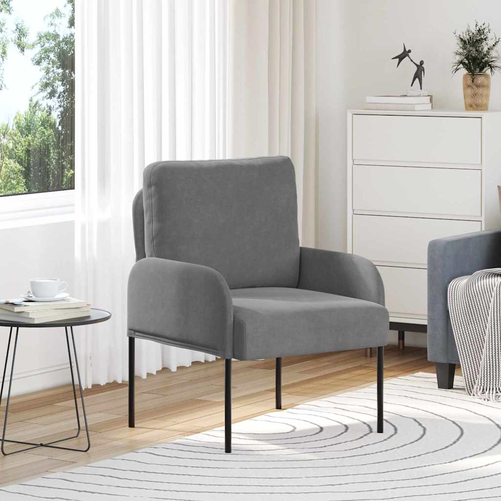 Canapele cu pernă 55cm Gri închis placaj GartenMobel Dekor