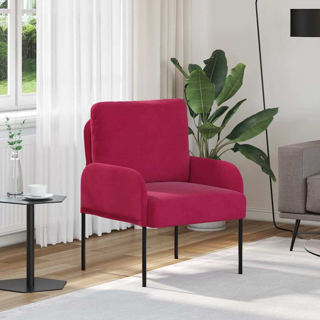 Canapele cu pernă 55cm Roșu Vin placaj GartenMobel Dekor