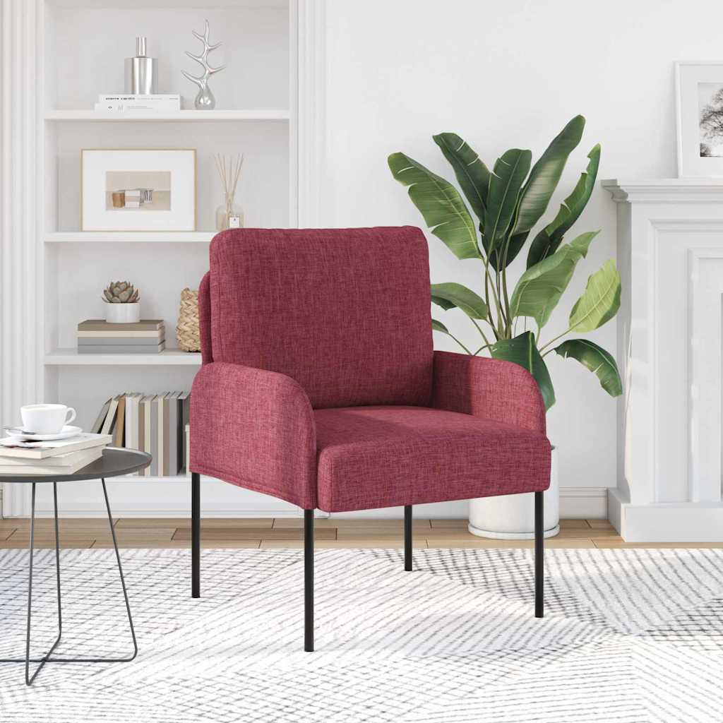 Canapele cu pernă 55cm Roșu Vin placaj GartenMobel Dekor