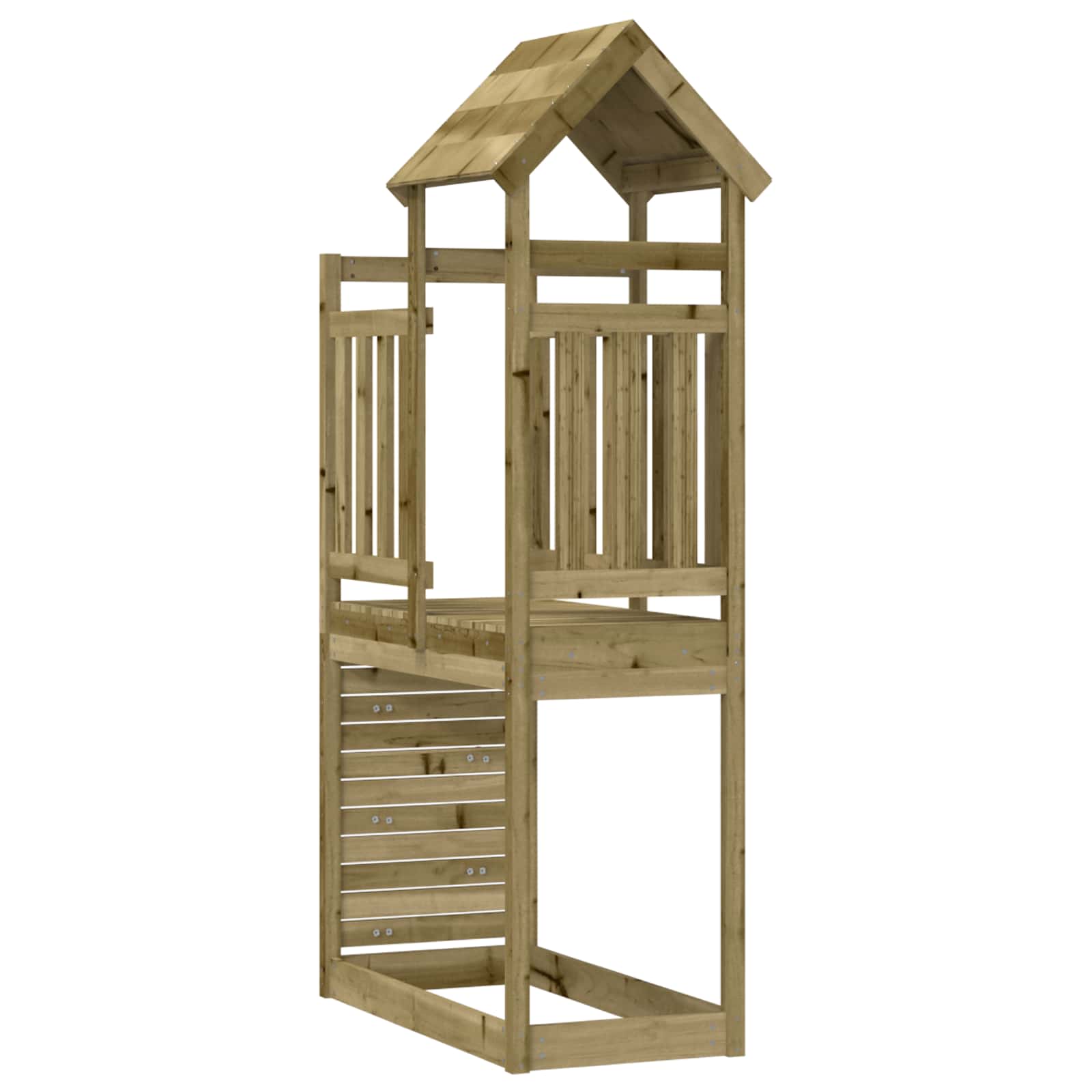 Turn de joacă Maro 53 x 110,5 x 214 cm Lemn impregnate solid GartenMobel Dekor