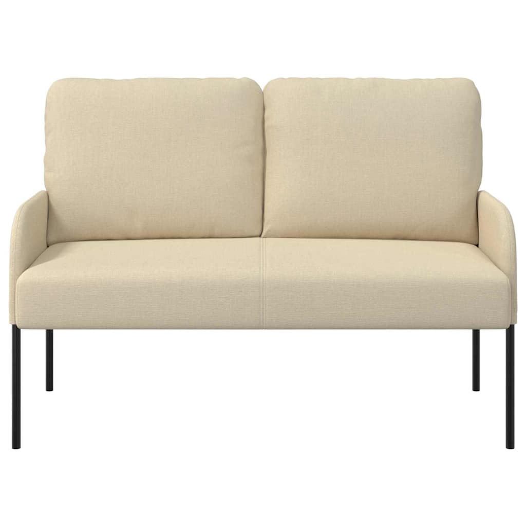 Canapele cu pernă 110cm Crem placaj GartenMobel Dekor