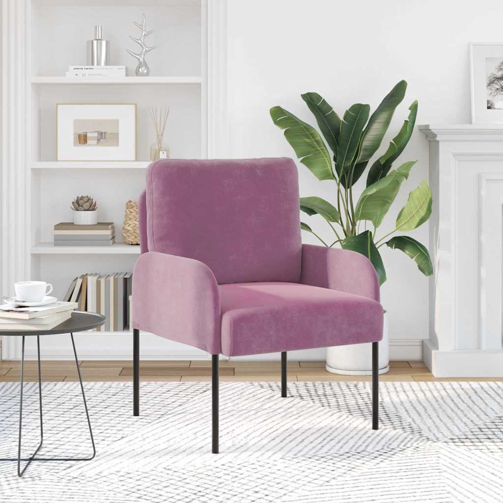 Canapele cu pernă 55cm Violet placaj GartenMobel Dekor