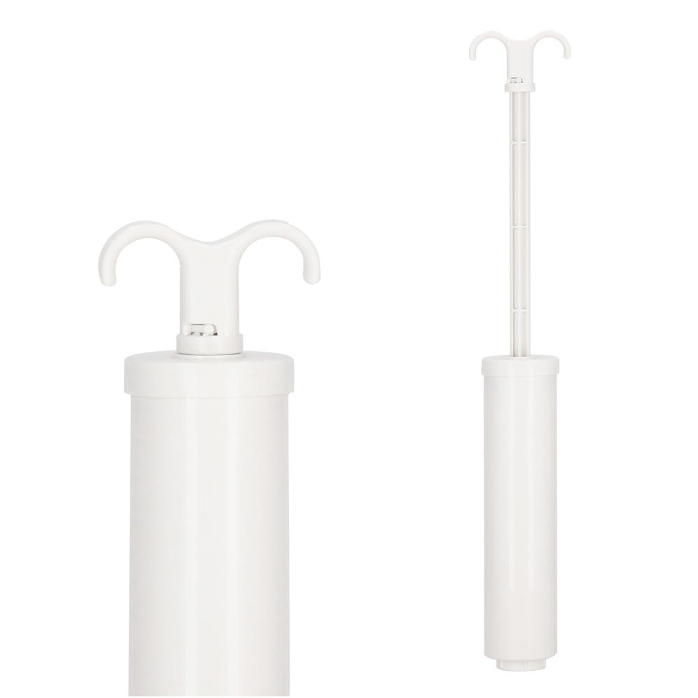 Pompa de vidat pentru saci de haine, din plastic, 38cm, alb Household NewTrend