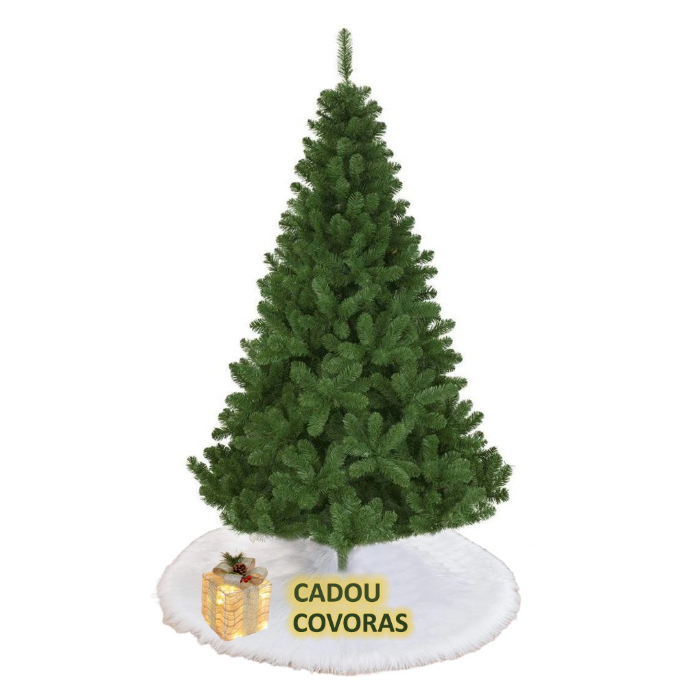 Brad artificial premium 240 cm – baza 158 cm, 15 niveluri dense, 97 ramuri, 631 ace – aspect natural deluxe MultiMark GlobalProd