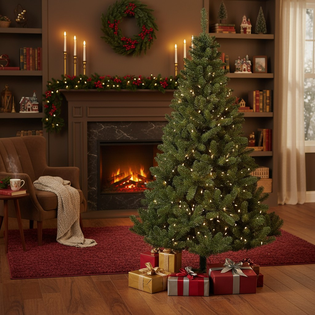 Brad artificial premium 240 cm – baza 158 cm, 15 niveluri dense, 97 ramuri, 631 ace – aspect natural deluxe MultiMark GlobalProd