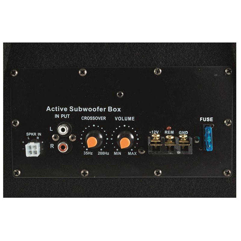 Subwoofer auto activ, 200 w, 250 mm, incinta inchisa, 2 in 1, sal MultiMark GlobalProd