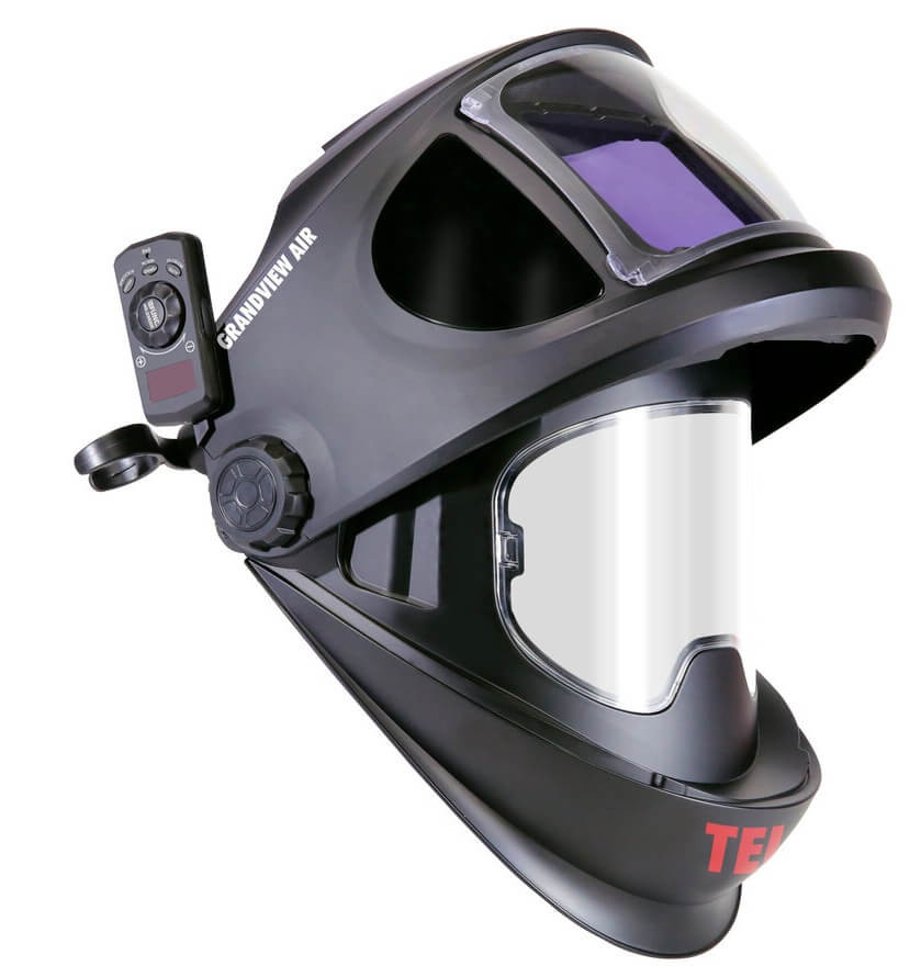 GRANDVIEW AIR PAPR - Masca de sudura automata Telwin, cu sistem respirator purificator de aer WeldLand Equipment