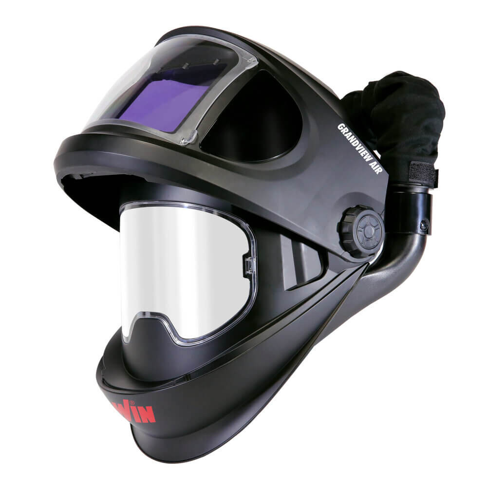 GRANDVIEW AIR PAPR - Masca de sudura automata Telwin, cu sistem respirator purificator de aer WeldLand Equipment