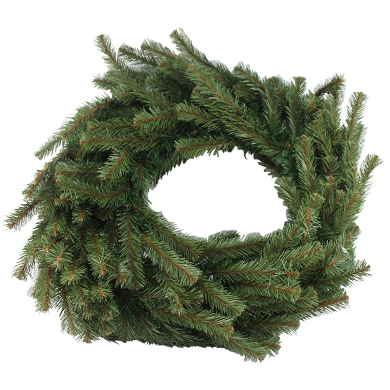 Ghirlanda groasa decorativa din brad artificial, molid scandinav, lungime 5.4 m, verde natural, aspect bogat MultiMark GlobalProd