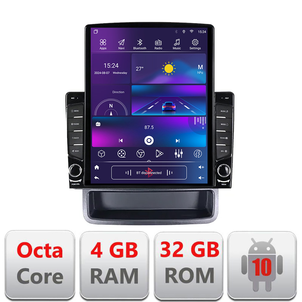 Navigatie Renault Traffic 2009-2014 dedicata Ouad core 4+32 ecran vertical 9.7