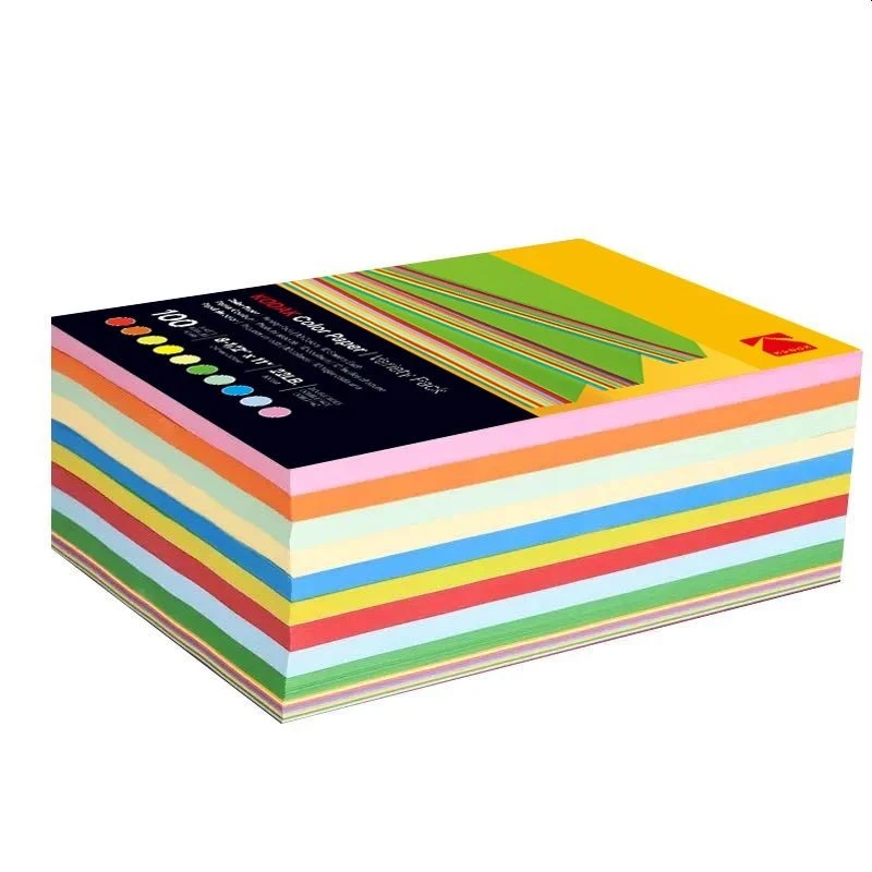 Hartie colorata a4 kodak, printabila fata verso, 10 culori, 80g, top 100 coli MultiMark GlobalProd