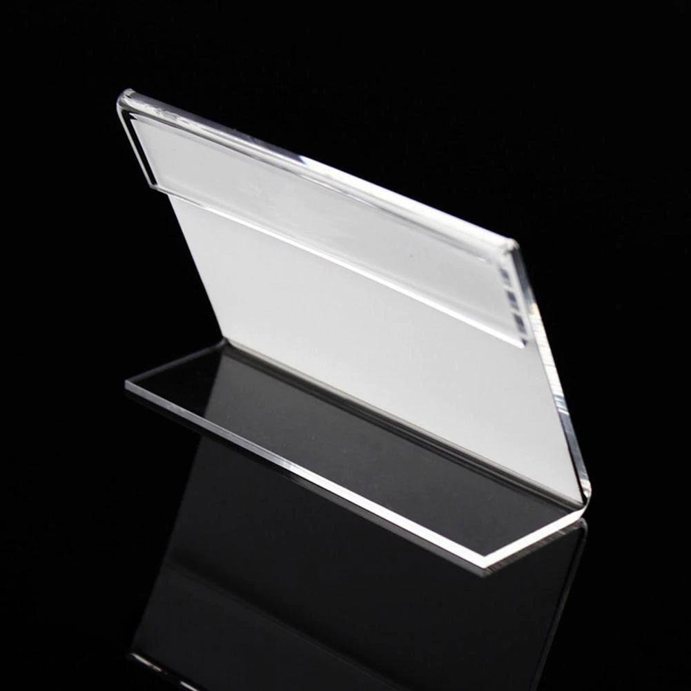 Rama foto plexiglas, format a4, landscape, suport de birou tip l transparent MultiMark GlobalProd