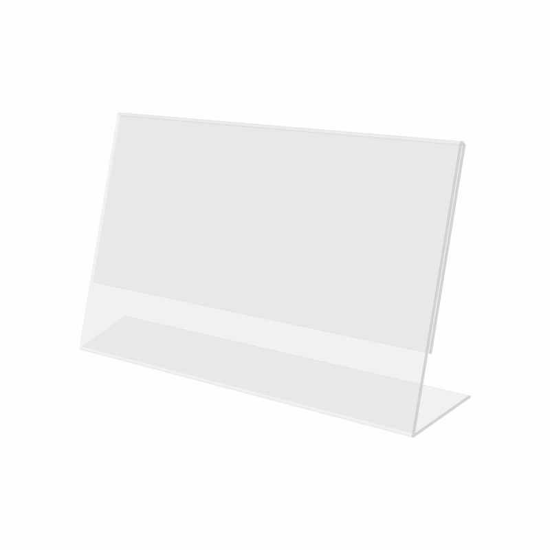 Rama foto plexiglas, format a4, landscape, suport de birou tip l transparent MultiMark GlobalProd