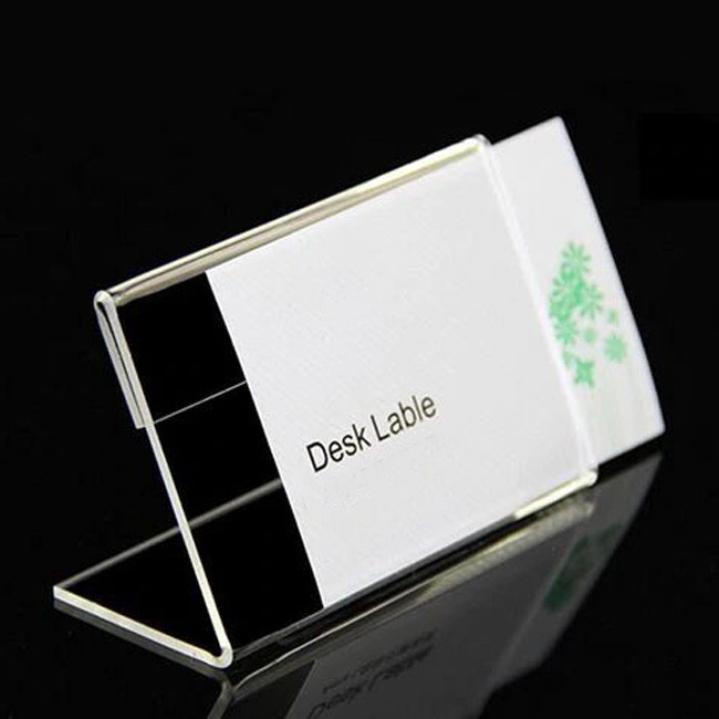 Rama foto plexiglas, format a4, landscape, suport de birou tip l transparent MultiMark GlobalProd