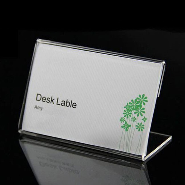 Rama foto plexiglas, format a4, landscape, suport de birou tip l transparent MultiMark GlobalProd