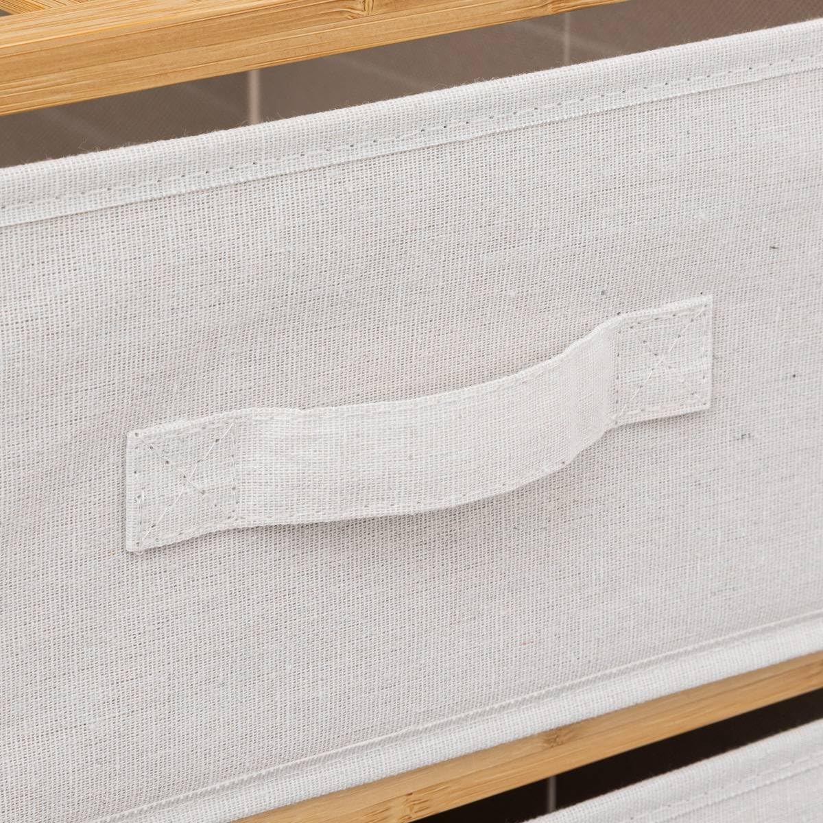 Dulap 5Five Tidy Box cu 5 rafturi, bambus, 35x33x144 cm, natur Household NewTrend