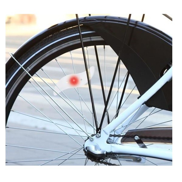 Lumini pentru spita bicicleta, led multicolor, 3 moduri de iluminare MultiMark GlobalProd