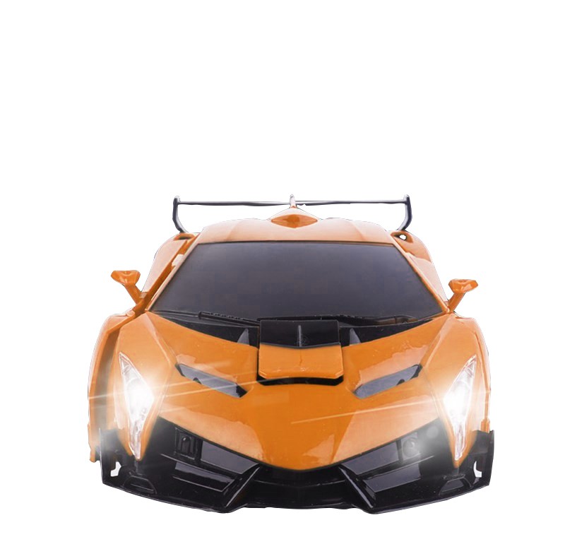 Masina robot cu telecomanda, transformare automata, rotire 360 grade, lumini MultiMark GlobalProd