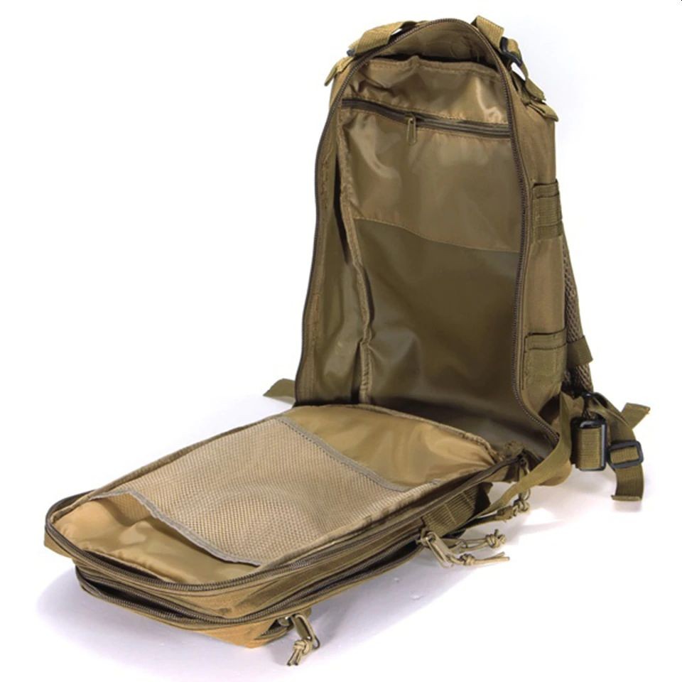 Rucsac camuflaj, 2 compartimente, 2 buzunare, impermeabil, inchidere cu fermoar MultiMark GlobalProd