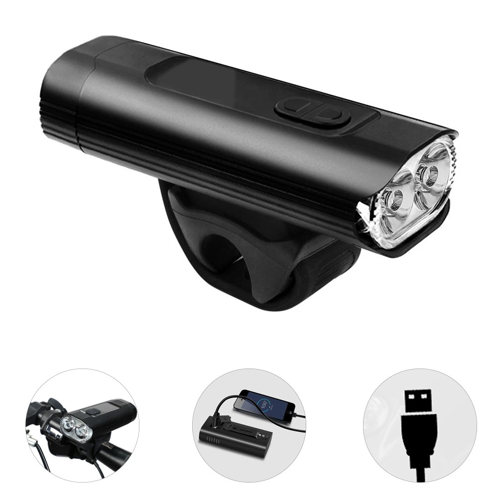 Far led bicicleta1000 lm, functie powerbank, reincarcabil usb, ipx4, 4800 mah MultiMark GlobalProd